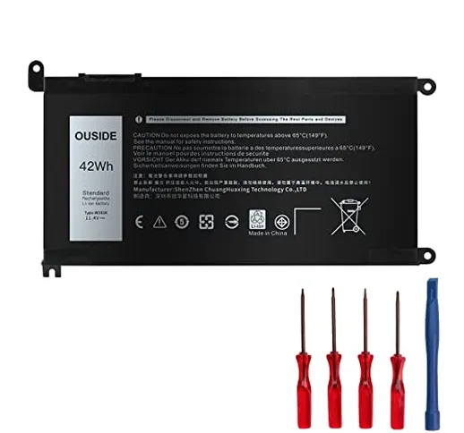 WDX0R Laptop Batteria per DELL Inspiron 13 7378 5378 7368 5379 5368 7375 17 5767 15 7579 5...