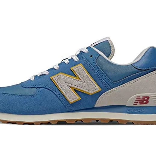 New Balance ML574SCA, Scarpe da Corsa Uomo, Bali Blue Heather, 45.5 EU