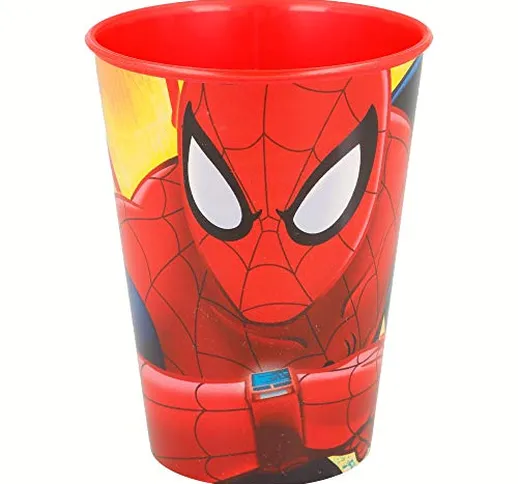 Spiderman – Vaso Plastico piccola 260 ml, Stor 22407)