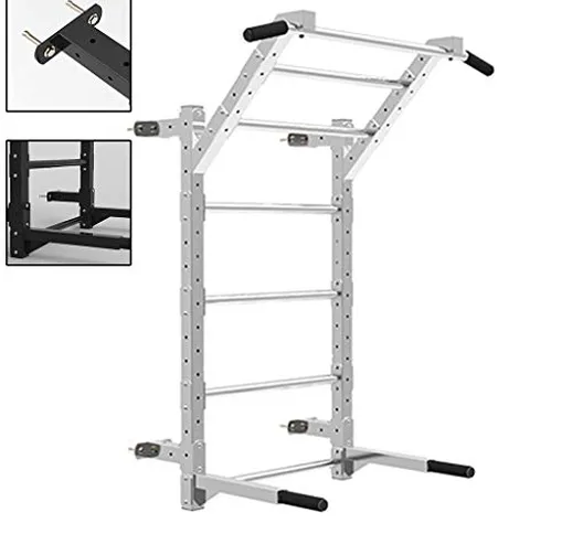 Barra Orizzontale Pull-up Muro Barre Parallele Home Pull-up Interni Rib Fila Telaio Riabil...