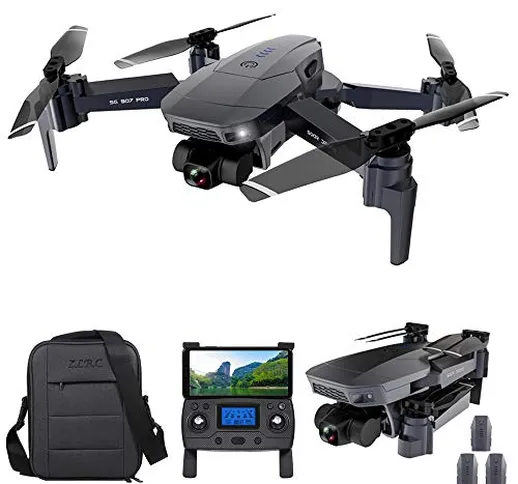 Goolsky SG907 PRO GPS RC Drone con Fotocamera 4K Gimbal a 2 Assi 5G WiFi FPV Posizionament...