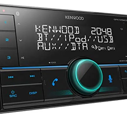 Kenwood DPX-M3200BT Ricevitore multimediale per Auto Nero 50 W Bluetooth - Kenwood DPX-M32...