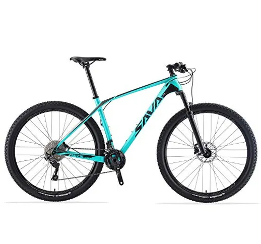 SAVADECK DECK6.0 Mountain Bike in Carbonio 27.5"/29" XC Offroad Bici MTB Ultraleggera in F...