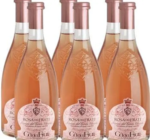 6 Bottiglie ROSA DEI FRATI Rosato Garda 2020 CA' DEI FRATI