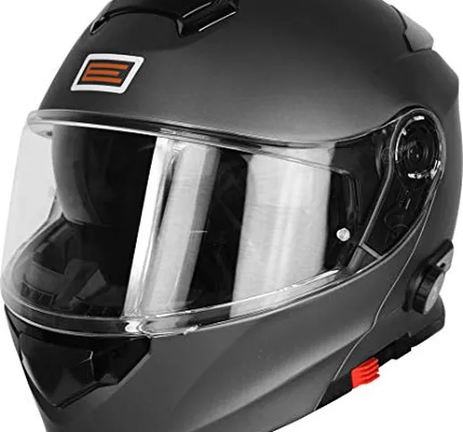 Origine Helmets 204271723600005 Delta Solid Matt Casco Apribile con Bluetooth Integrato, T...