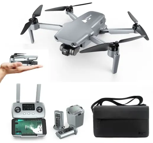 HUBSAN ZINO MINI PRO, 249g 64G Ultraleggero e Pieghevole Mini Droni GPS Quadcopter,Prevenz...