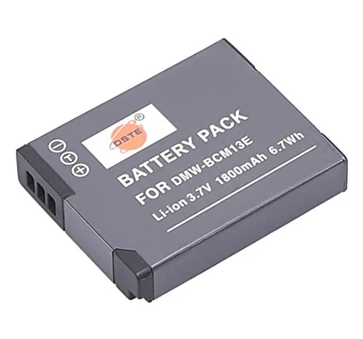 DSTE Ricaricabile Li-ion Batteria Compatibile per DMW-BCM13E DMW-BCM13 DMW-BCM13PP e Panas...