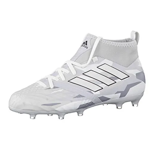 Adidas ACE 17.1 FG - Scarpe da calcio da bambino, Bambini, Clear Grey /Footwear White /Cor...
