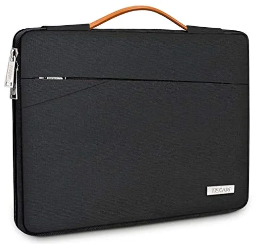 TECOOL 14 Pollici Sleeve per Laptop, Custodia morbide Borsa con Tasca Accessoria e Manigli...