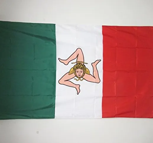 AZ FLAG Bandiera Stato di Sicilia 1848-1849 150x90cm - Bandiera Rivoluzione SICILIANA 90 x...