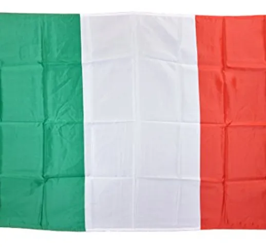 G.V. Bandiera Italia cm 50x70 Azzurri Tricolore Italiano Italy Flag Drapeau Italie Italien...