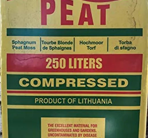 Torba (bionda) acida di sfagno (Lithuanian Peat) (250 lt)