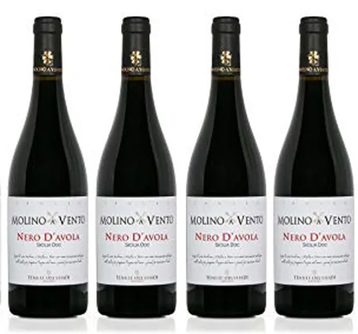 Confezione 6 bottiglie NERO D'AVOLA | Vino Rosso Sicilia DOC | Cantina Tenute Orestiadi |...