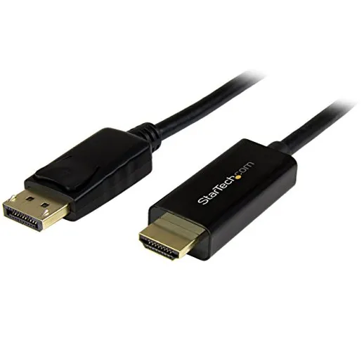 Startech.Com Cavo Adatattore Displayport a HDMI, Cavo Convertitore Dp a HDMI, 3 m, 4K, 30H...