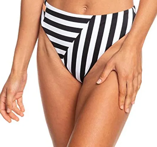 Roxy Pop Surf Hi Bikini Bottoms - True Black