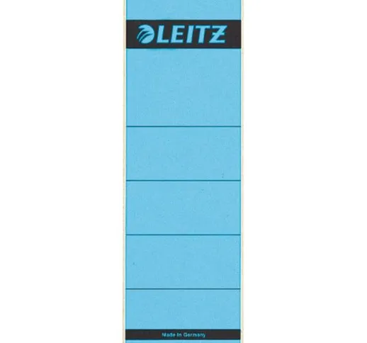 Leitz Etichette adesive per raccoglitori a leva in cartone con dorso da 80 mm, Formato cor...