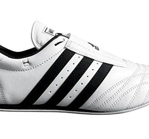 Adidas - Scarpe per taekwondo classiche, Bianco (bianco), 38 EU