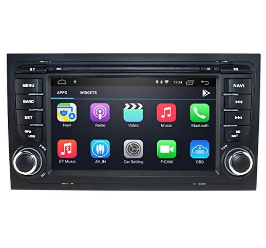 Lettore audio per auto Android 10 per Audi A4 B6 e B7 (8E / 8H) / S4 B6 e B7 (8E / 8H) / R...