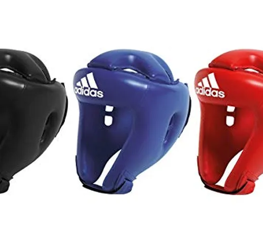 adidas Casco Boxe Bambini Rookie Children Head Guard, Rosso, XS, adibh01