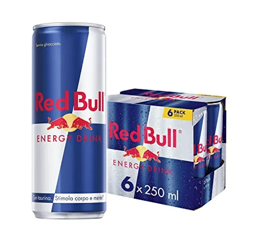 Red Bull Energy Drink, 250 ml (6 lattine)