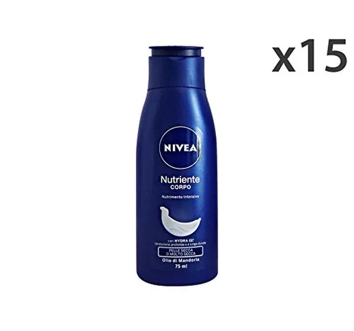 NIVEA Set 15 Crema Fluida 75 Ml. Nutriente 80205 Cura Del Corpo