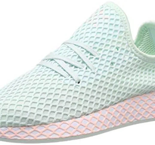 adidas Deerupt Runner J, Scarpe da Ginnastica Unisex Bambini, Verde (Ice Mint/Ftwr White/C...