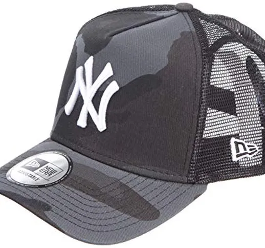 New Era Cappellino York Yankees Mono Camo Essential A-Frame Trucker