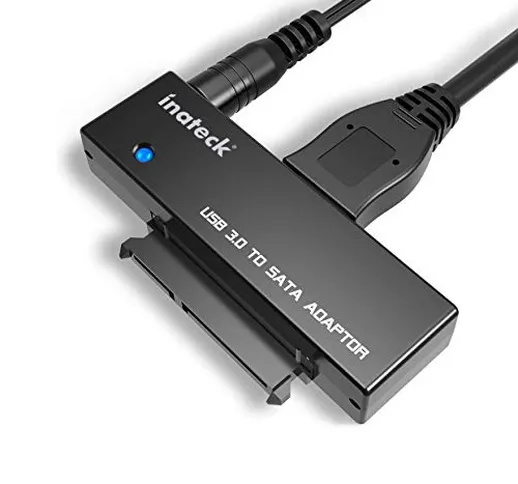 Inateck - Adattatore USB 3.0 convertitore a SATA, Adattatore per Dischi da 2,5/3,5 HDD SSD...