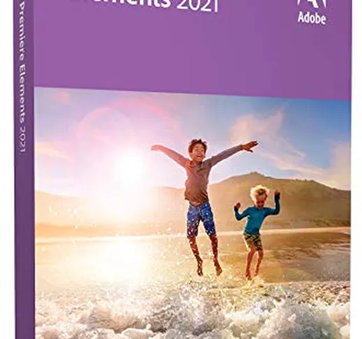 Adobe Premiere Elements 2021 - Confezione di alloggiamenti (aggiornamento) - 1 utente - Wi...