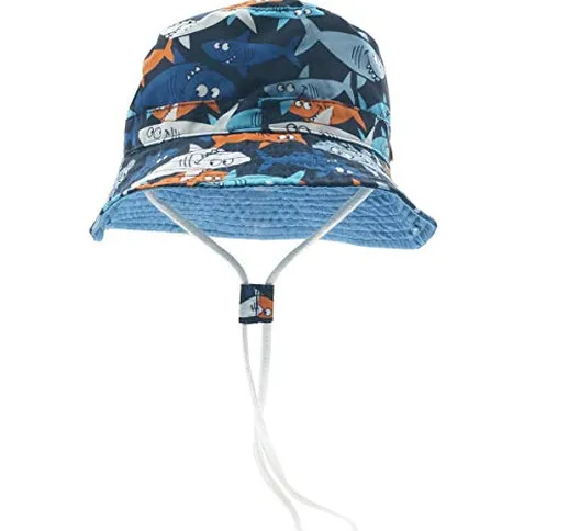 Happy Cherry - Neonati Cappello da Pescatore Spiaggia Estivo Bambini Bucket Hat Anti-UV Ba...