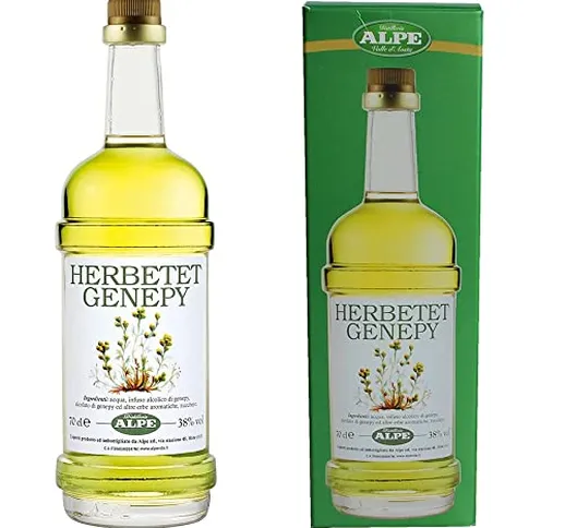 Herbetet Genepy Alpe cl 70 liquore alpino della Valle d'Aosta vol. 38%