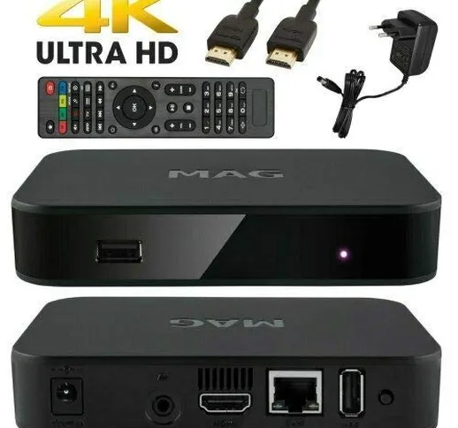 MAG420 IPTV HEVC H.265 4K UHD 60FPS Linux con porta USB 3.0 LAN HDMI
