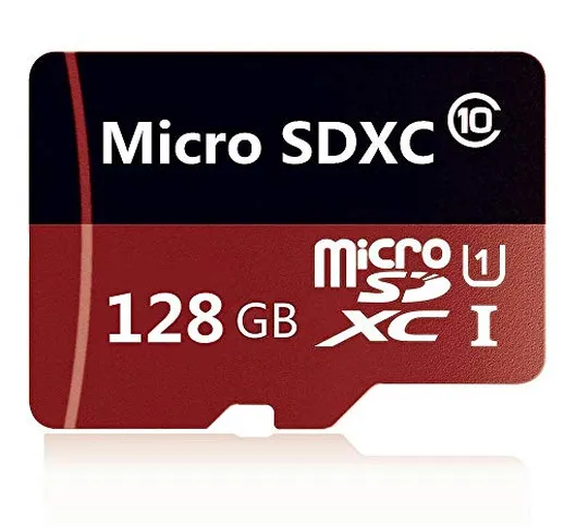 Genericce - Scheda Micro SD da 128 GB, 256 GB, 400 GB/512 GB, classe 10, ad alta velocità,...