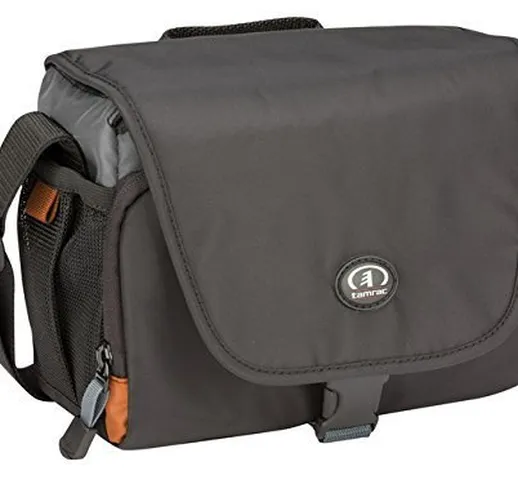 Tamrac Borsa Tracolla per Fotocamera con Obiettivo e Accessori, Jazz Messenger 2, Nero