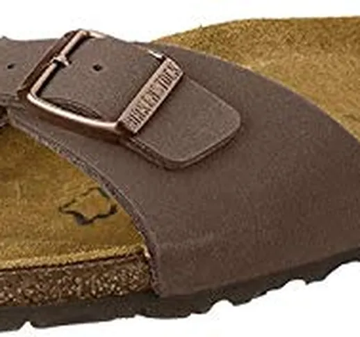 Birkenstock, Madrid BS 0040793, Sandali, Donna, Marrone (Nubuck Mocca), 39 EU