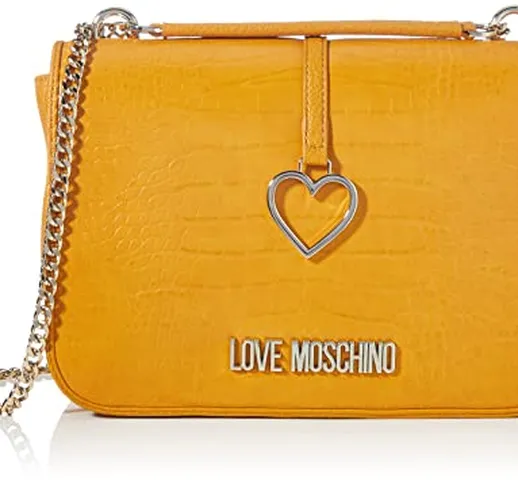 Love Moschino Collezione Autunno Inverno 2021, Borsa A Spalla Donna, Giallo, Unica