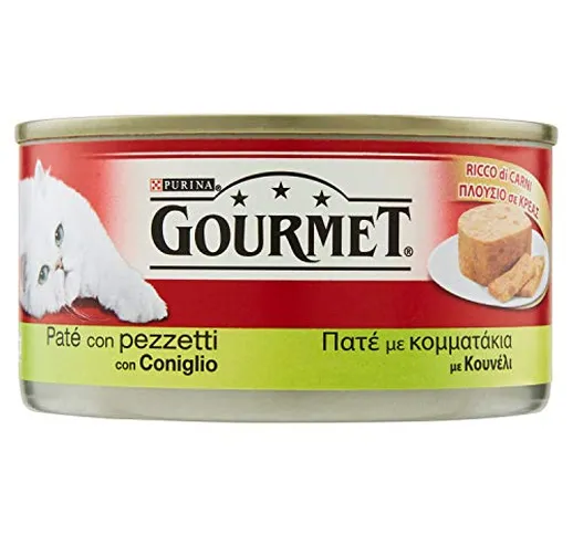 Gourmet - Patè, con Pezzetti con Coniglio - 195 g