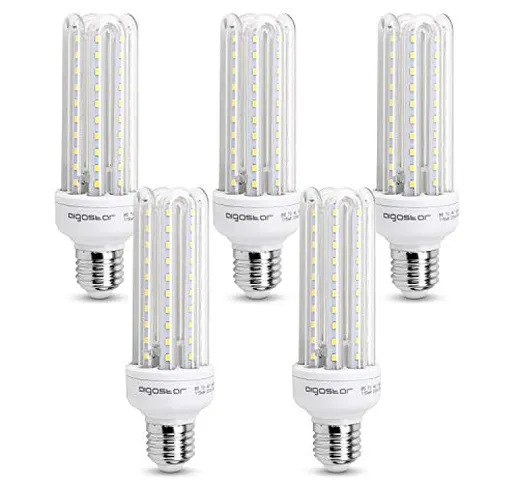 Aigostar Lampadina LED E27 15W, Lampadine Mais E27 Luce Bianca Fredda 6400K 1200 Lumen, An...