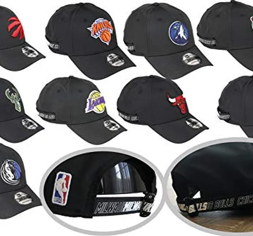 New Era Dallas Mavericks 9forty Adjustable cap NBA Mono Tape Black - One-Size