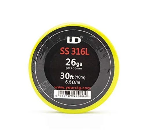 Filo di acciaio inossidabile, 316L - 26 AWG/0,40 mm, bobina da 10 metri