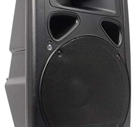 Skytec Coppia casse acustiche attive altoparlanti DJ PA (2x 400 Watt RMS, struttura in ABS...