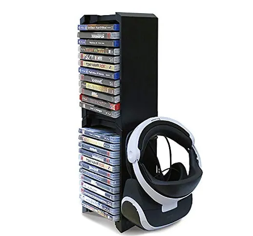 PS4 Game Storage Tower - Universal Games Storage Tower - Rack di archiviazione giochi PS4...