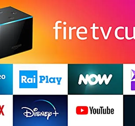 Presentiamo Fire TV Cube | Lettore multimediale per lo streaming con controllo vocale tram...