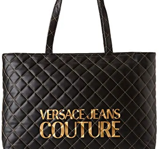 Versace Jeans Bag, Borsa a Mano Donna, Nero (Nero), 14x29x42 cm (W x H x L)