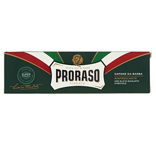 Proraso Sapone Tubo Verde Rinfrescante, 150 ml