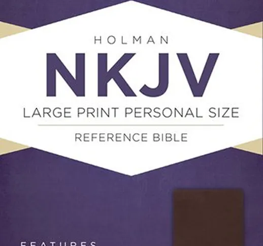 Holy Bible: New King James Version Personal Size Reference Bible, Brown, Genuine Cowhide