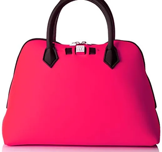 save my bag Princess Midi Borsa a mano Donna, Rosa (Beach Party) 36x26x16 cm (W x H x L)