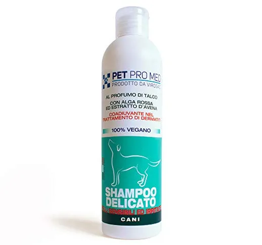 Virosac PetProMed - Shampoo Delicato 100% vegano, ideale per pulire il pelo e la cute del...