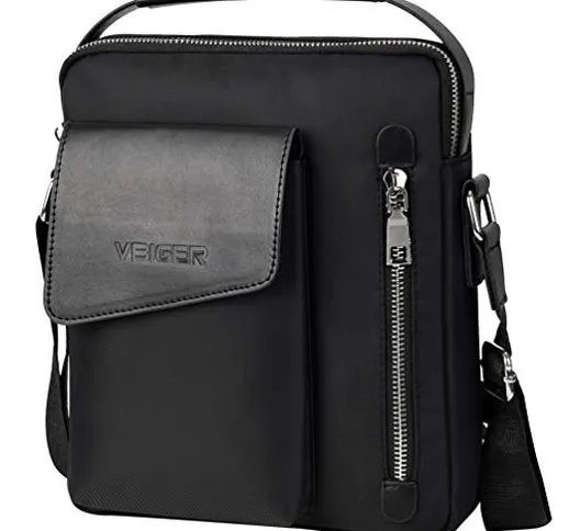 Vbiger Borsello Uomo Borsa Tracolla Uomo Impermeabile Borsa Messenger per Viaggio Sport La...