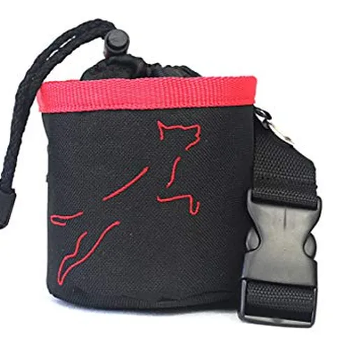 DogDirect London Dog Treat Bag con Una Cintura/Custodia/Borsa/bustina per Cani Snack Hand...